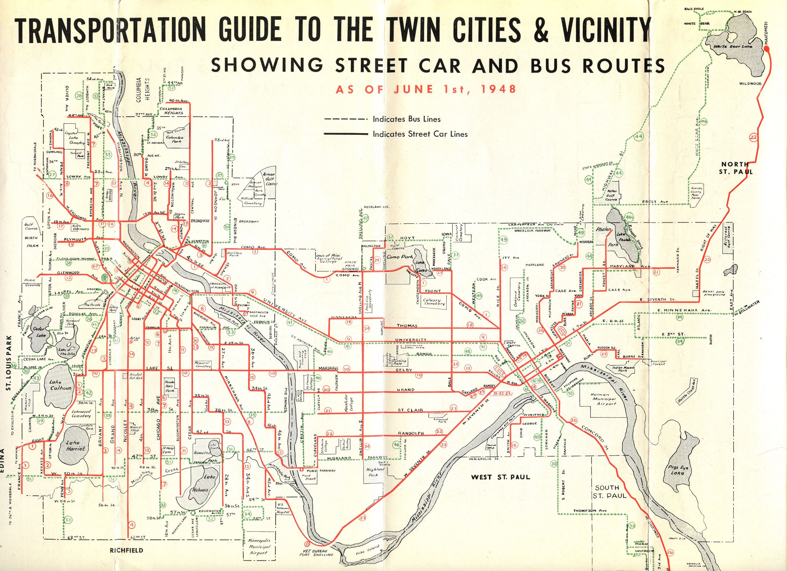 Old Map of St. Paul minnesota Saint Paul Map Fine Print 